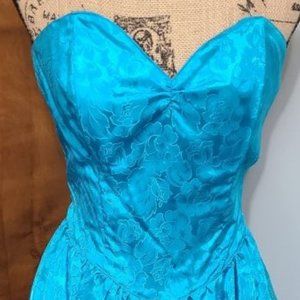 Vintage Stepping Out Strapless Dress - image 1